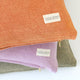 muted decor pillows for home decor modern throw pillows colored solid throw pillows green purple orange linen pillows for bed 20x20 throw pillow covers 100% cotton pillow covers woven throw pillows aesthetic room decor aesthetic throw pillows