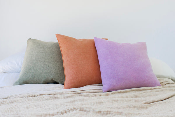colorful throw pillows summer home decor muted solid throw pillows muted home decor pillows for bedroom decor modern throw pillows linen accent pillows for bed green orange purple
