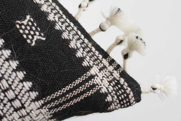 japandi decor pillows wabi sabi decor pillows wabi sabi home decor japandi home decor wool decor pillows decorative boho pillow for bed plaid decor pillows vintage plaid textiles vintage pillows plaid pillows for decor boho pillows bohemian pillows earthy pillow black and white pillows black throw pillow boho throw pillow woven wool pillows artisan made decor globally sourced home decor pillows