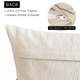 Casa Boho lumbar pillow black and white monochrome decor mudcloth mud cloth pillow geometric designs aztec indian tribal long lumbar pillow long pillow simplistic home minimalist home simple design neutral colors black pillow black decor black and white decor modern boho bohemian nordic decorations nordic home japandi style bedroom living room sofa couch woven nook bolster pillow african mud cloth