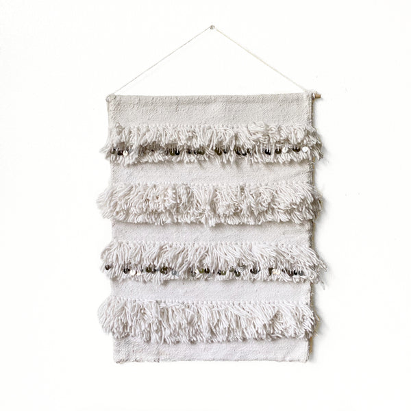 Moroccan wedding blanket wall hanging moroccan wall tapestry moroccan handira wall decor wall art white neutral home decor neutral wall decor white wall hanging moroccan decor