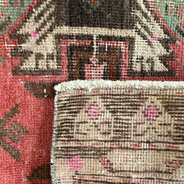 turkish rug vintage turkish rug accent rug antique rug antique turkish rug mat small rug muted decor turkish decor rugs from turkey red rug bathroom mat bathroom rug small entry rug