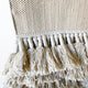 Bohemian casa boho wall hanging tapestry fiber art tassels texture piece decorative cream beige cotton neutral texture hanger weave woven eclectic style room bedroom nursery living room accents furnishings home decor coastal beachy light minimalist design boheme