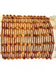 casa boho decorative lumbar pillow cover long cushion burnt orange rust colored coral salmon beige tan taupe white cotton wool tassels tassel fringe fringed texture textured mid century modern bohemian eclectic interior stylist designer decorator decorating home decor living room bedroom sofa couch chair crib bed bench outdoor indoor loops aqua blue turquoise