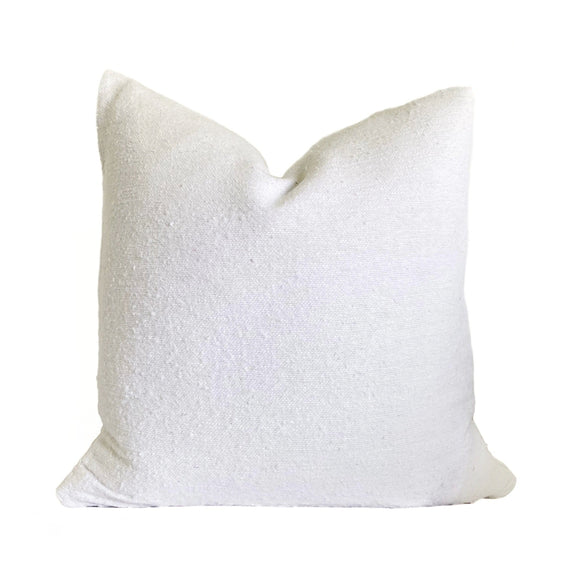 moroccan pom pom pillow hand spun cotton fabric classic pillow cover neutral throw pillow cover soft decorative pillow white throw pillow cover ivory pillows woven pillows 