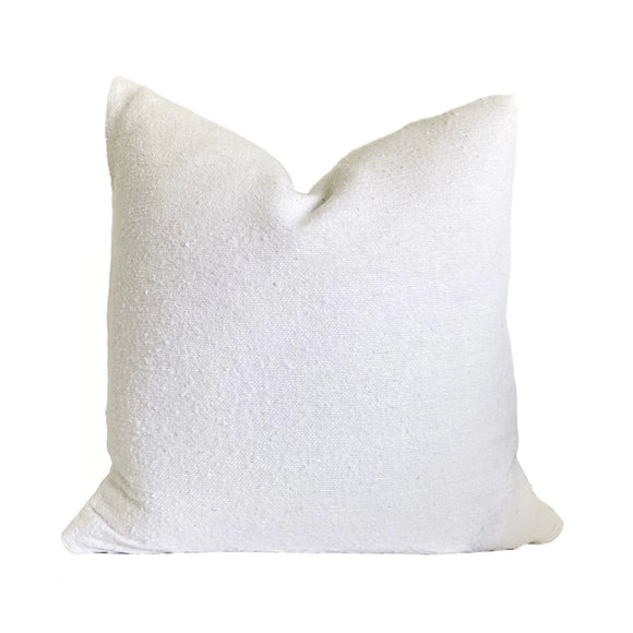 moroccan pom pom pillow hand spun cotton fabric classic pillow cover neutral throw pillow cover soft decorative pillow white throw pillow cover ivory pillows woven pillows