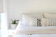 casa boho decor pillow covers lumbar throw pillow decorative lumbar pillow cover boho lumbar pillow boho long pillow cover neutral decor textured pillow with texture fringe pillow tassels pillow with fringe and texture neutral colors neutral home black gray beige cream white boucle cotton wool boho home decor bedroom decor boho bedroom decor bohemian bedroom decor boho home decor long lumbar pillow for bed long pillow for bed