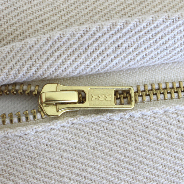 high quality ykk gold metal zipper high end zipper